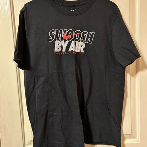 Nike Black Swoosh Graphic Tee